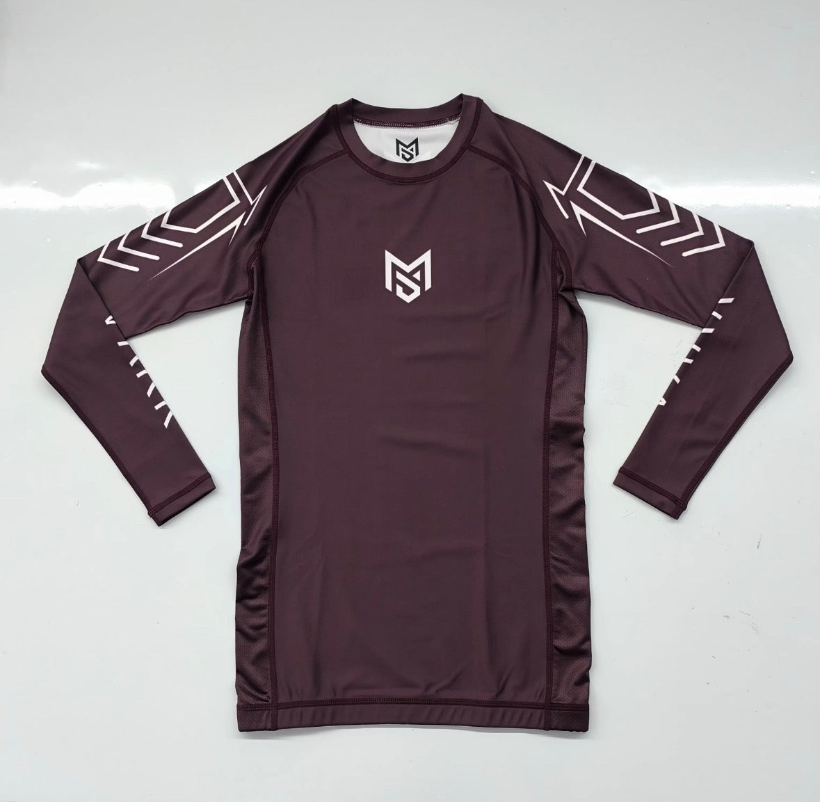 Haut de compression (rashguard) VARK – Bordeaux