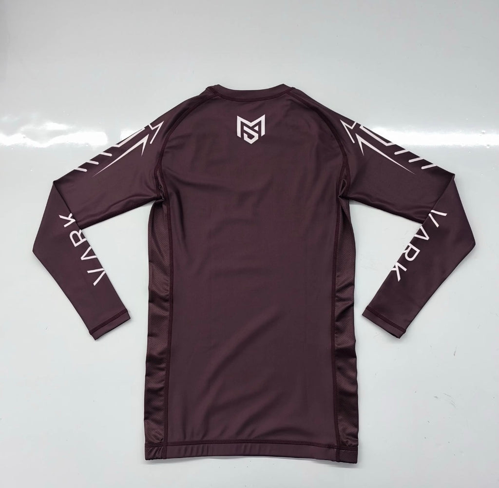 Camiseta de compresión VARK – Burdeos